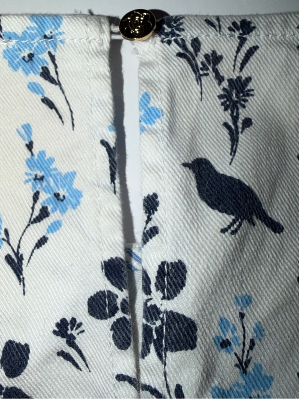 Draper James White Denim Dress Size 8 - Picture 8 of 8